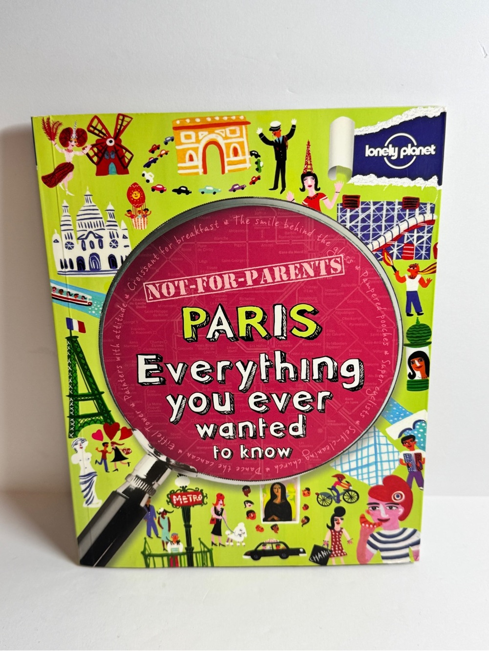 Paris Guidebook — Pink & Lime Green Cover